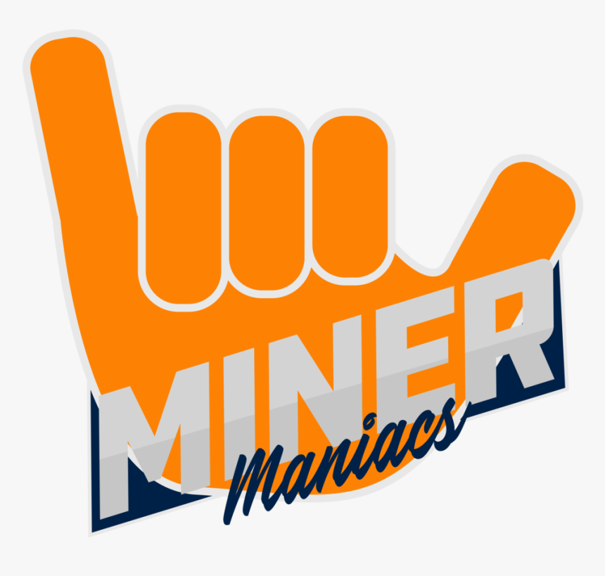 Utep Miner Maniac Logo , Png Download, Transparent Png
