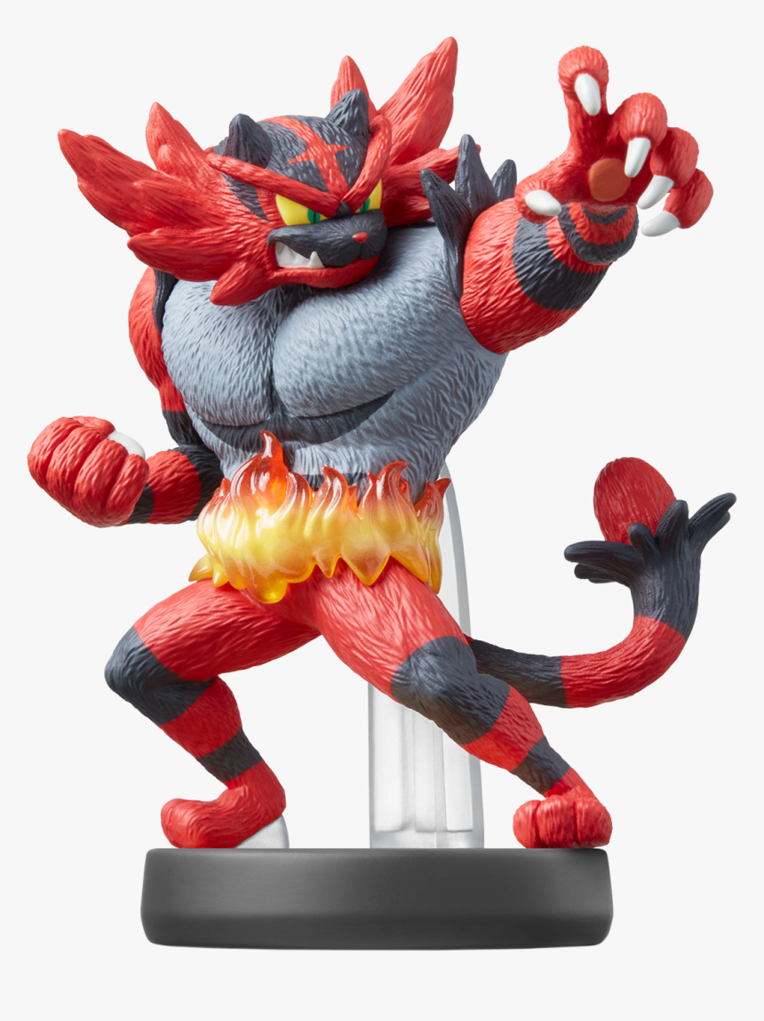 Amiibo Wiki - Super Smash Bros Incineroar Amiibo, HD Png Download