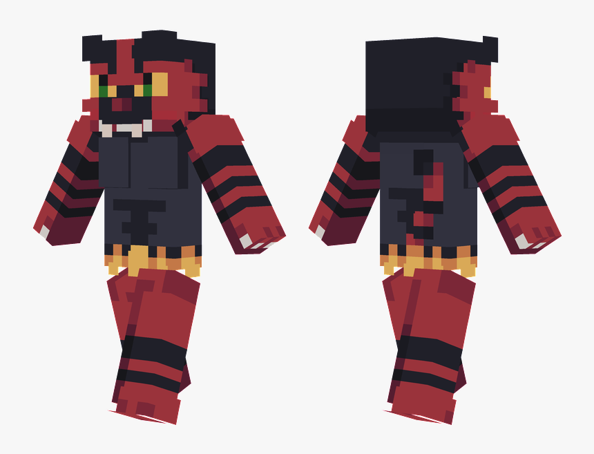 Incineroar , Png Download - Darth Vader Skin Pixel Gun, Transparent Png