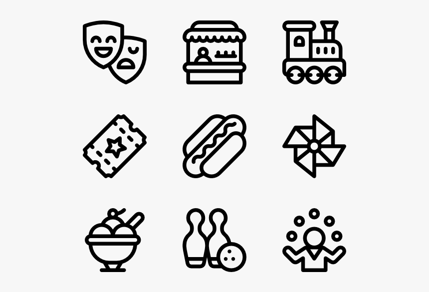 Amusement Park - Farm Icons, HD Png Download