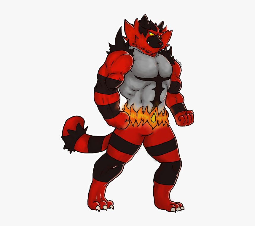 Cartoon , Png Download - Pokemon Incineroar Fan Art, Transparent Png
