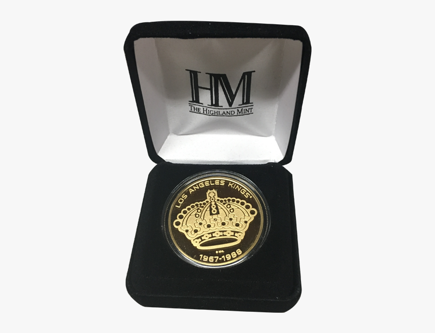 La Kings 50th Anniversary Queens Crown Gold Minted - Coin, HD Png Download