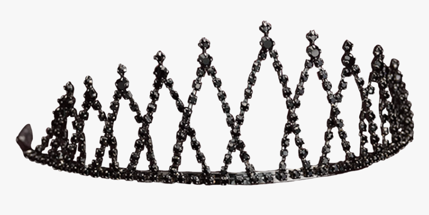 Black Rhinestone Queens Crown - Tiara, HD Png Download