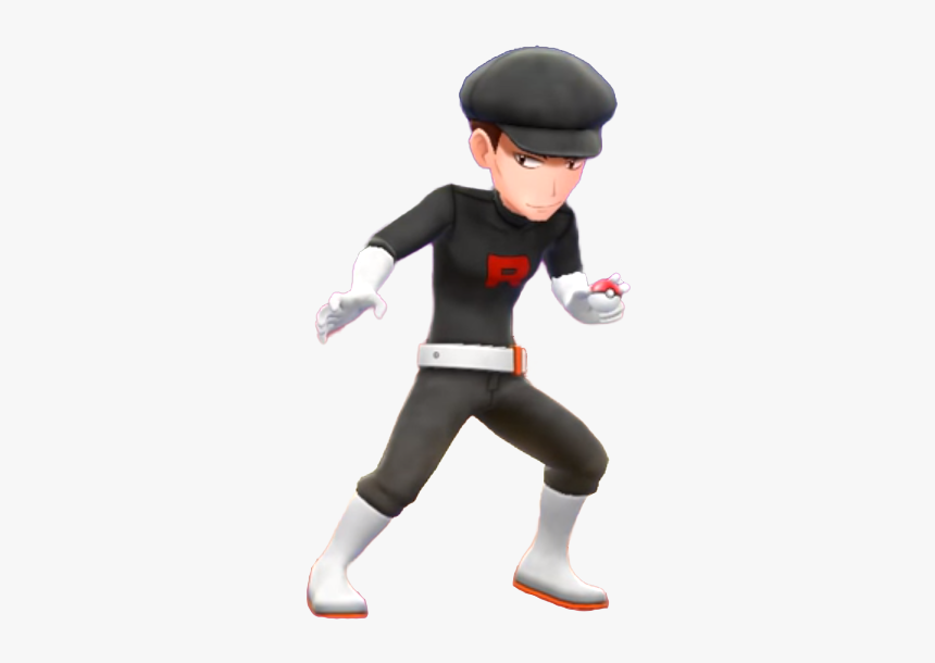 Sprite 7 Lgp Sbire De La Team Rocket♂ - Team Rocket Lets Go Grunt, HD Png Download