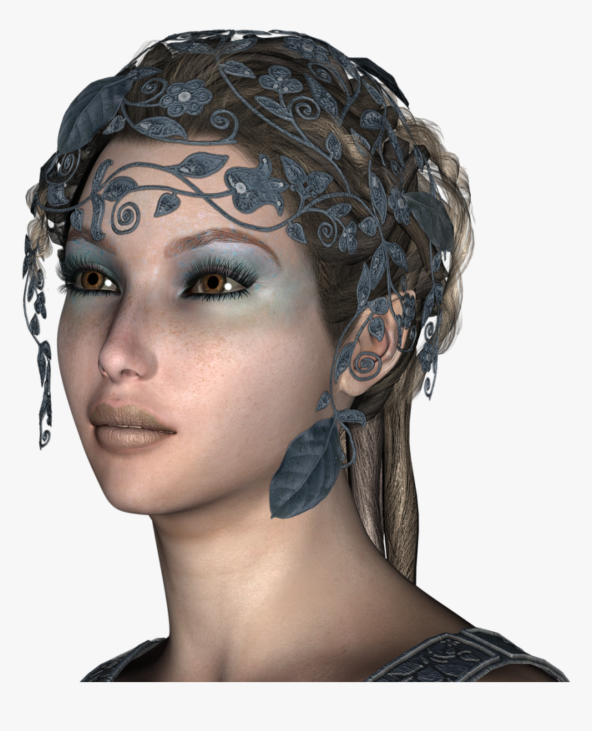 Queen Crown Woman Free Photo - Fairy Girl Mystical, HD Png Download