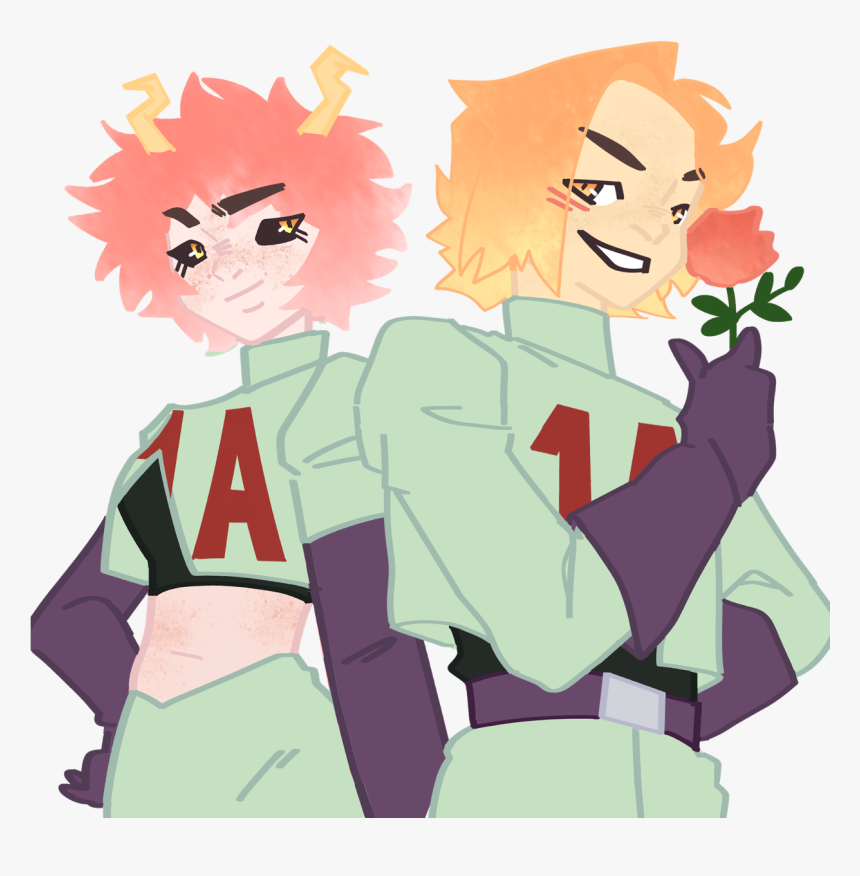 Image - Bnha Denki X Mina, HD Png Download