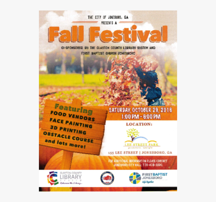 Fall Festival Jonesboro Ga, HD Png Download