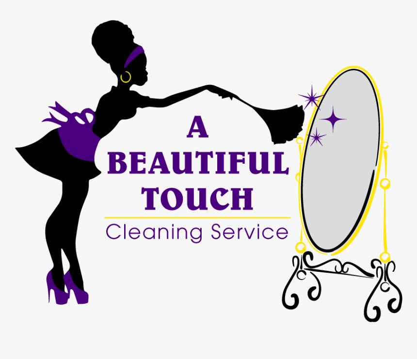 Silhouette Of Cleaning Lady, HD Png Download