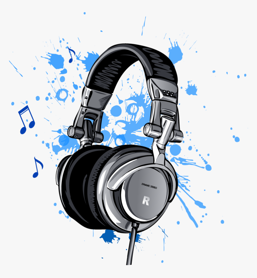 Headphones,gadget,audio Device,clip Art,graphic Design,ear,audio - Headphones With Two Jacks, HD Png Download