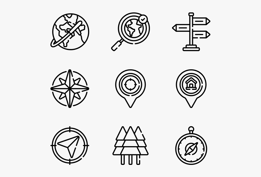 Geography - Jewelry Icons, HD Png Download