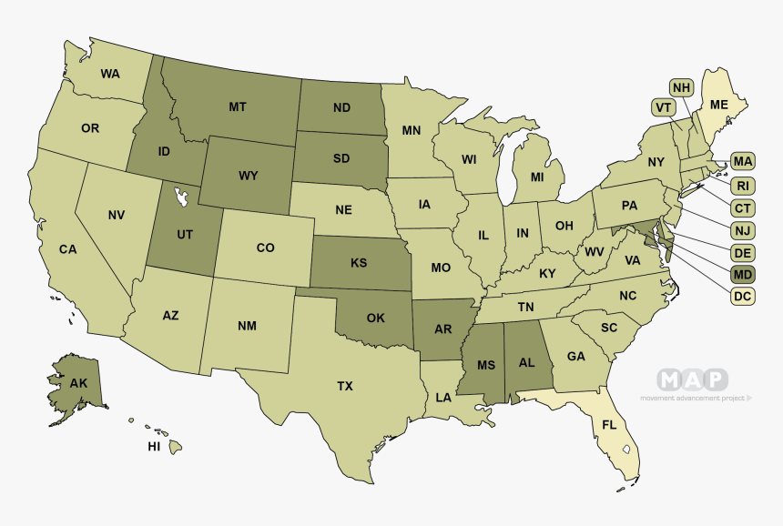 United States Map - Big Sky Montana Us Map, HD Png Download