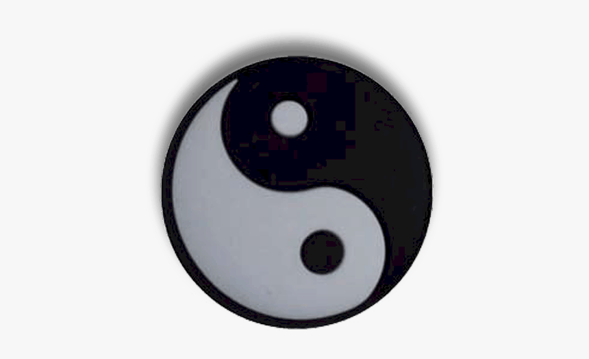 Ying Yang Vibration Dampeners For Tennis Racquets - Circle, HD Png Download