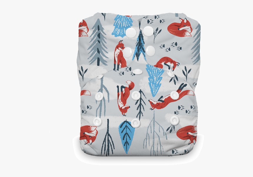 Thirsties Natural One Size All In One Snaps - Thirsties Foxy, HD Png Download