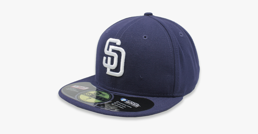 Gorra New Era 5950 Mlb San Diego Padres Home Azul 
				 - Baseball Cap, HD Png Download