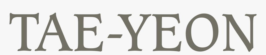 Kim Taeyeon Png Name, Transparent Png