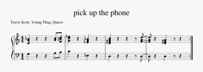 Pick Up The Phone Piano, HD Png Download