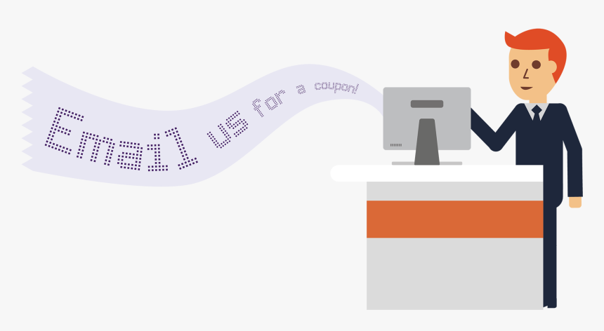 Cash Register With An Email Request On It - Graphic Design, HD Png Download