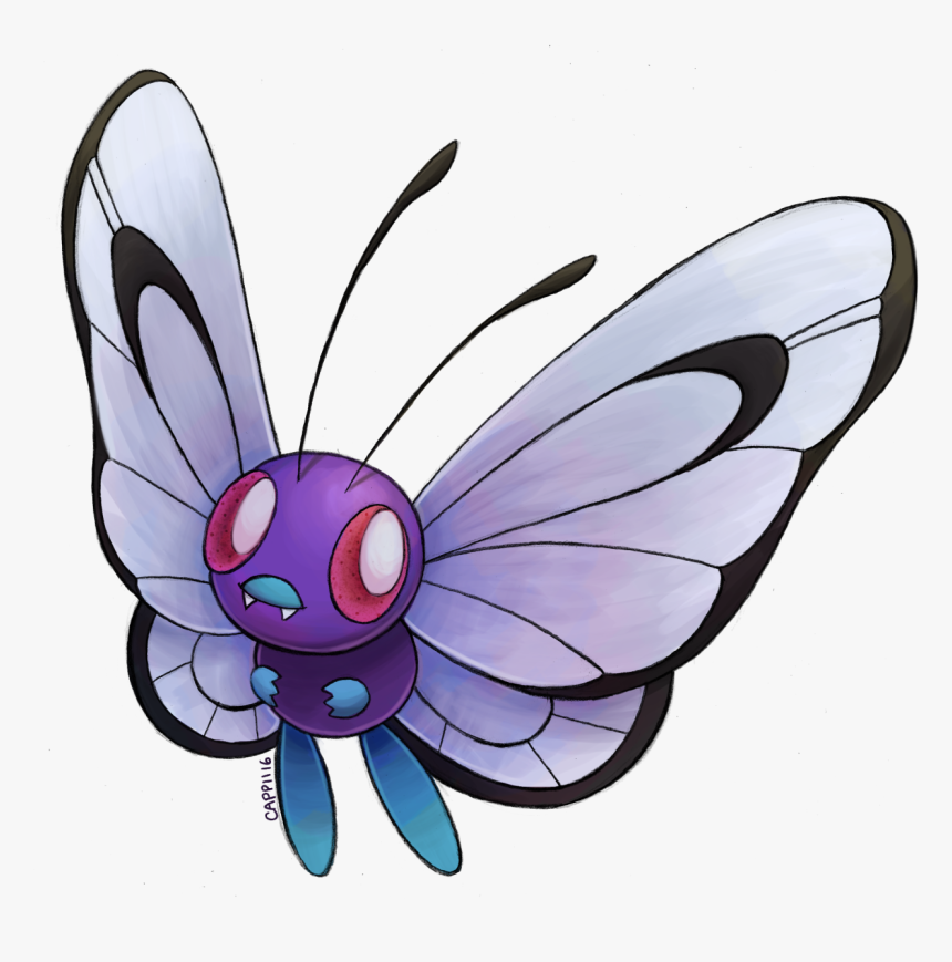 Pokécember Day - Butterfree Transparent Background, HD Png Download