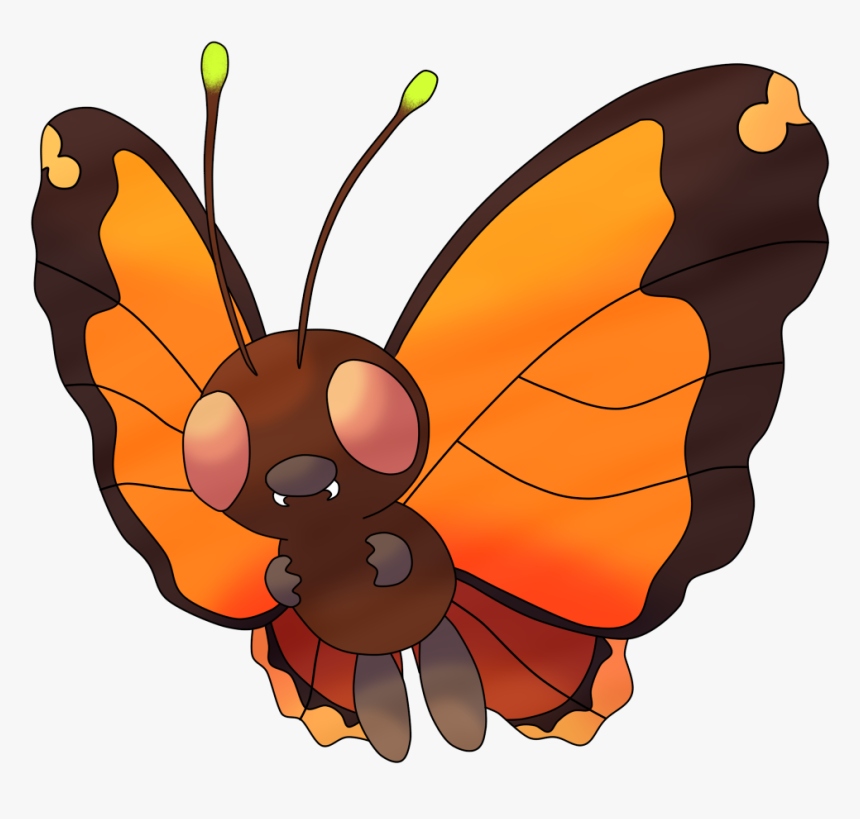 Butterfree Dark Type, HD Png Download