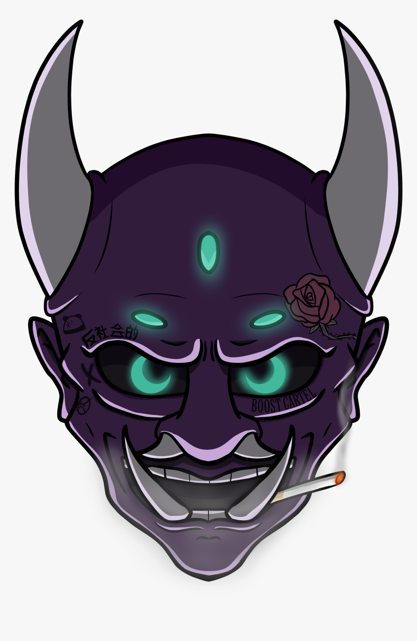 Smoking Oni - Illustration, HD Png Download