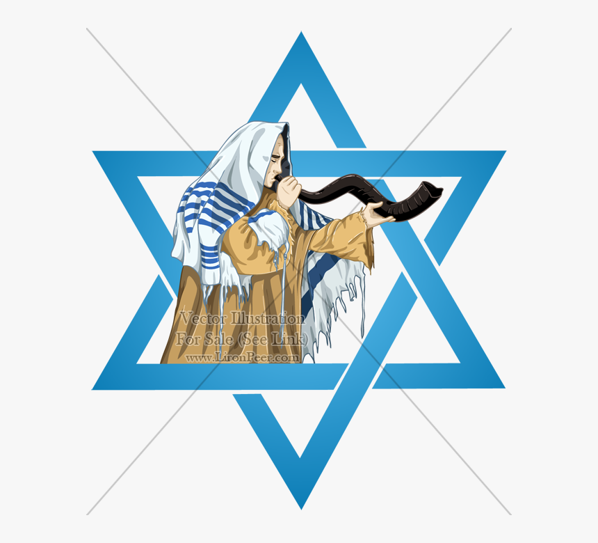 Download Tabernacle Furniture, The Lord S Feasts Clipart - Star Of David And Shofar, HD Png Download