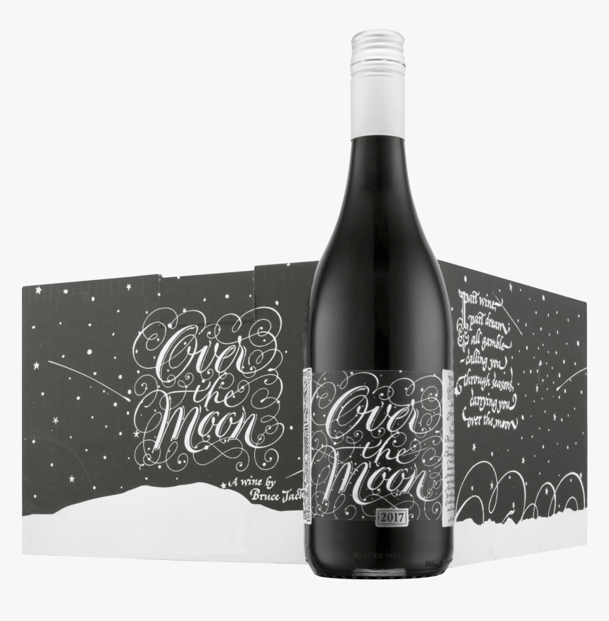 “over The Moon” Unfettered Red Case - Wine Bottle, HD Png Download