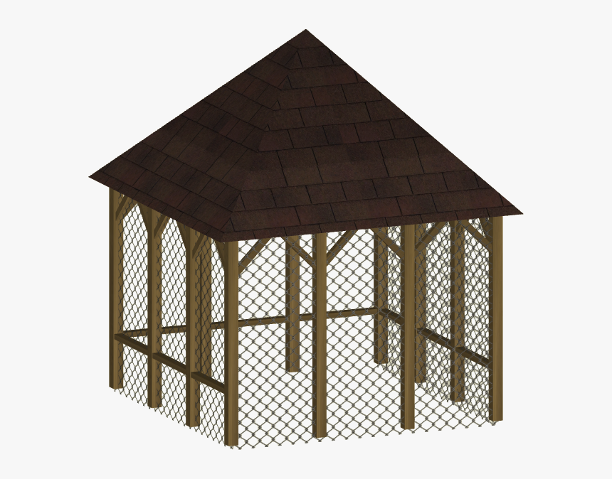 Gazebo Style Aviary - Lacock Abbey, HD Png Download