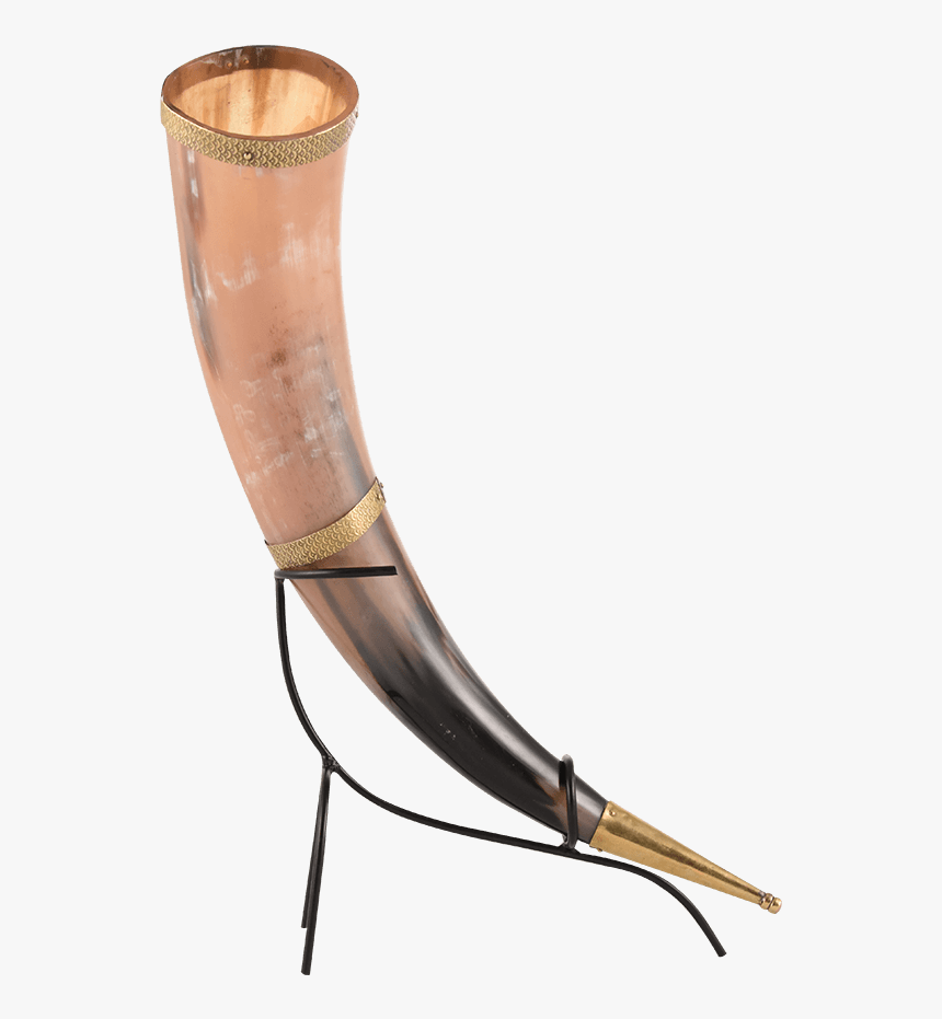 Norman Drinking Horn - Brass, HD Png Download