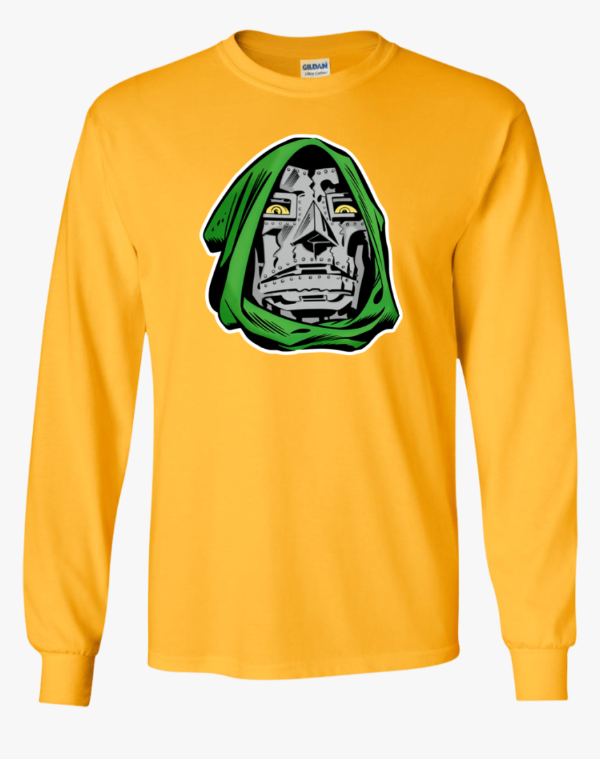 Dr Doom G240 Gildan Ls Ultra Cotton T Shirt Thumbnail - Dr Doom Jack Kirby, HD Png Download