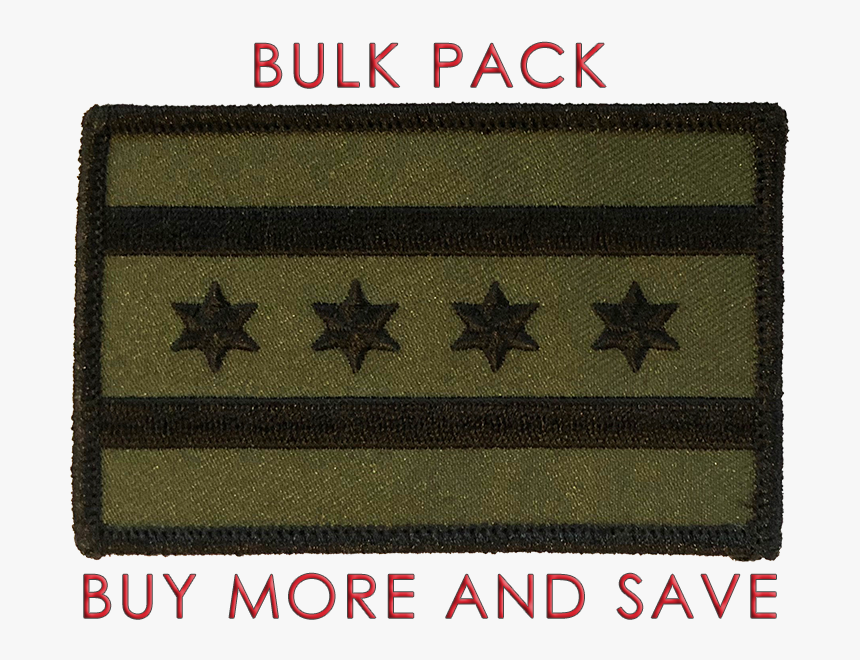 City Of Chicago Flag Patch - Label, HD Png Download