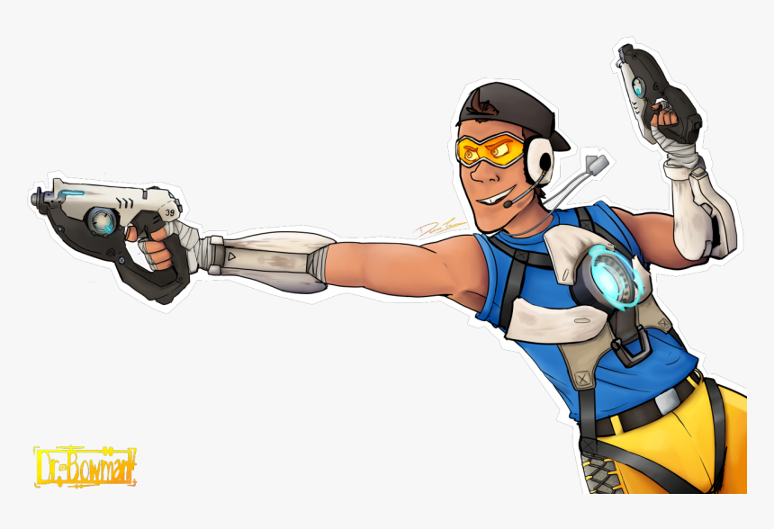 Tracer And Scout Fanart, HD Png Download