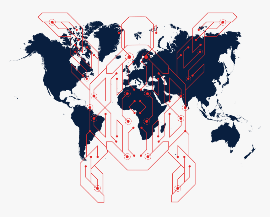 Swot Tee Final - Map Of The World For Presentation, HD Png Download