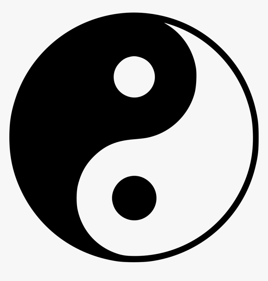 Png File Svg Yin Yang- - Yin Yang Clipart, Transparent Png