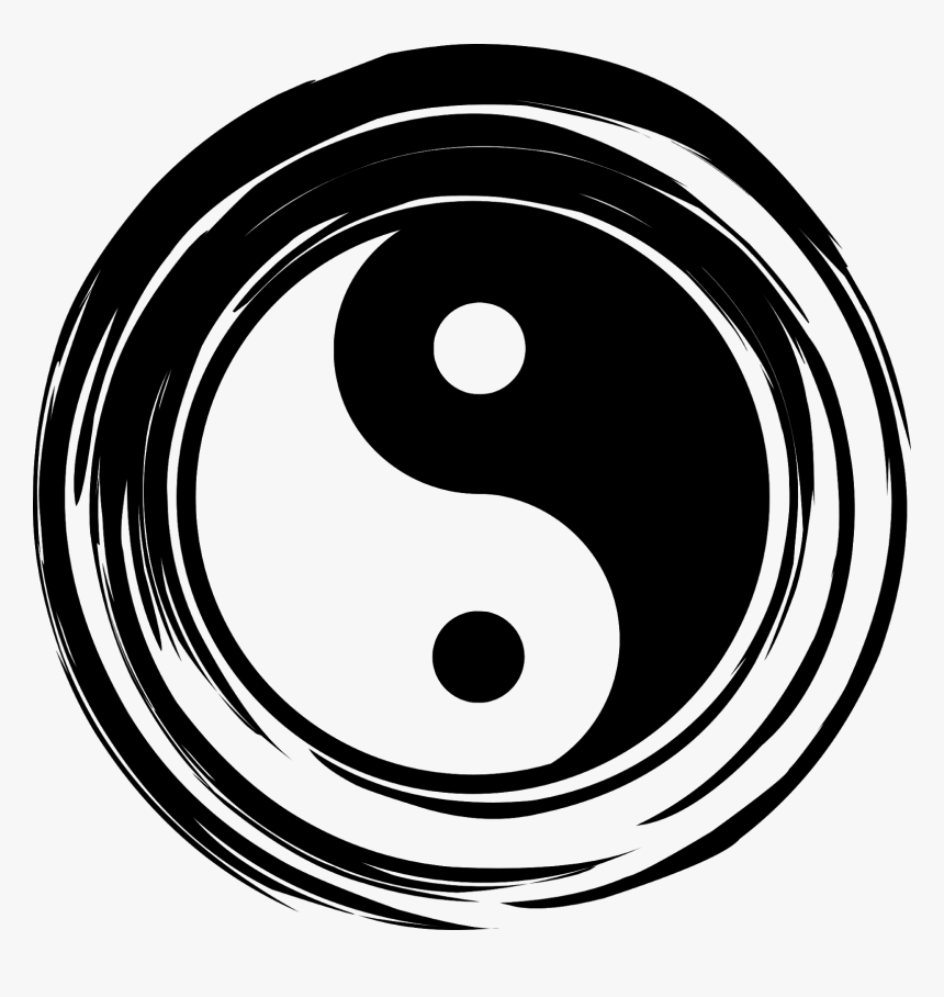 Yin Yang, Harmony, Balance, Silhouette, Ying, Religion, - Yin Yang, HD Png Download