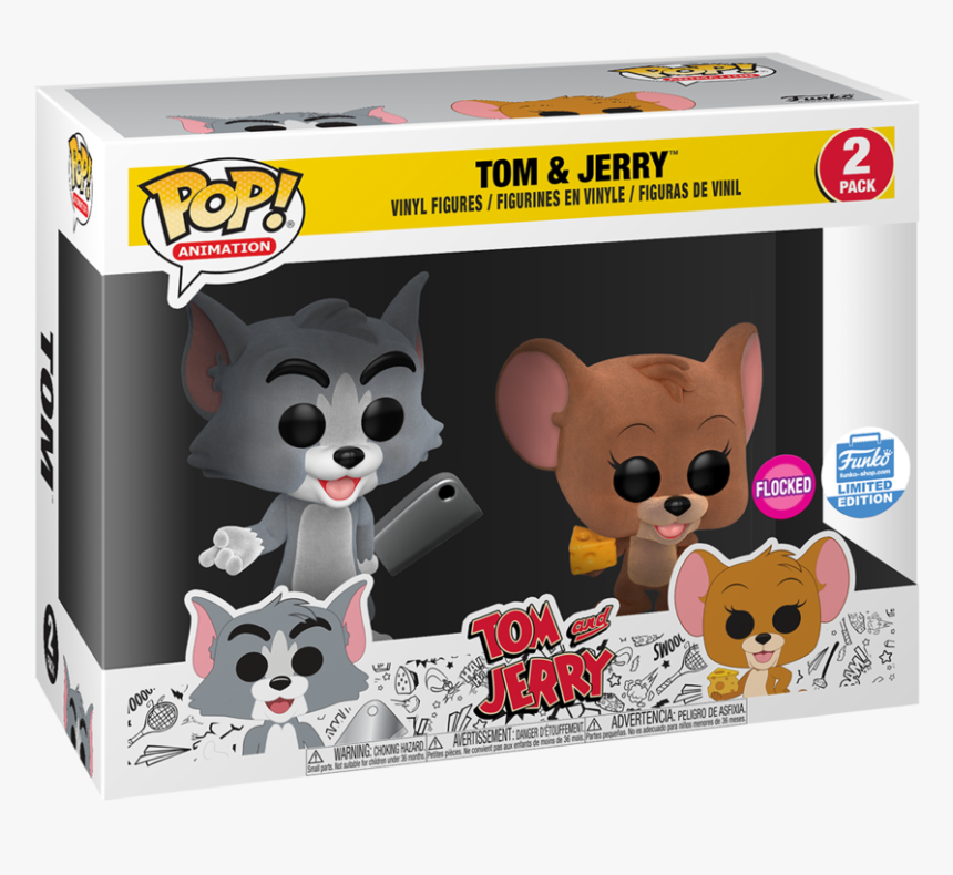 Funko Pop Tom And Jerry Flocked, HD Png Download