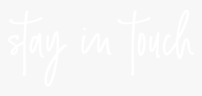 Stay In Touch - Johns Hopkins Logo White, HD Png Download