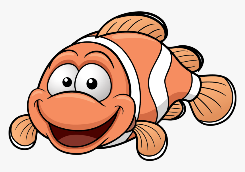 Unassisted Climb Out Of The Pool - Clown Fish Cartoon, HD Png Download