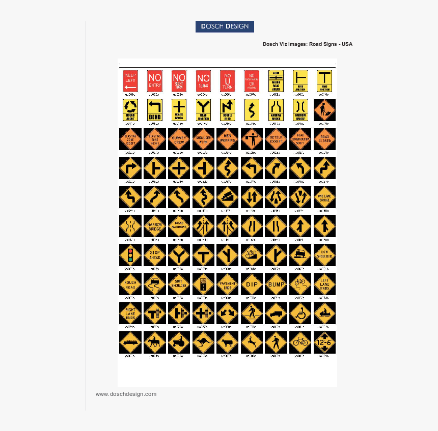 Traffic Signs Usa, HD Png Download