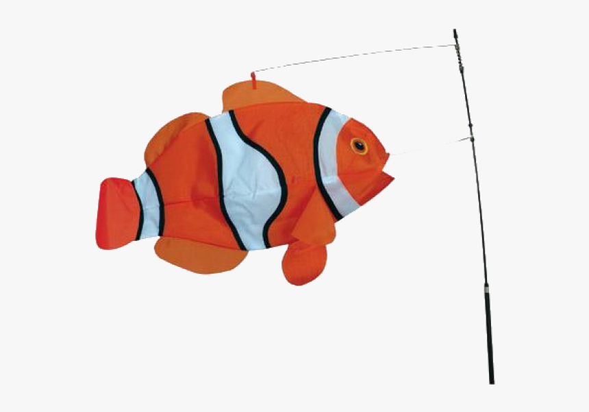 Image Of Clownfish Swimming 3d Fish - Fish Wind Socks, HD Png Download