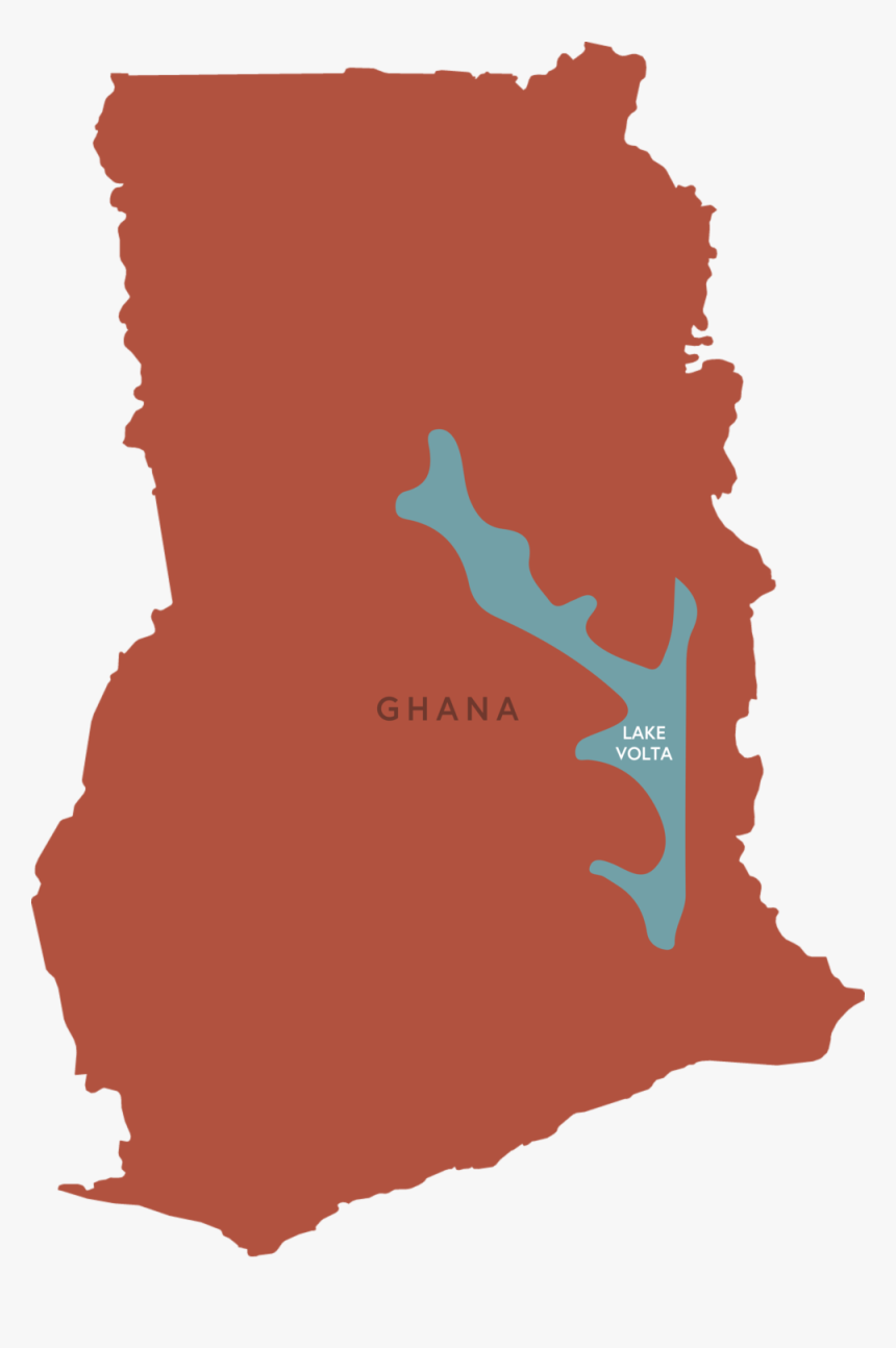 Climate Map Of Ghana - Ghana Map Vector, HD Png Download