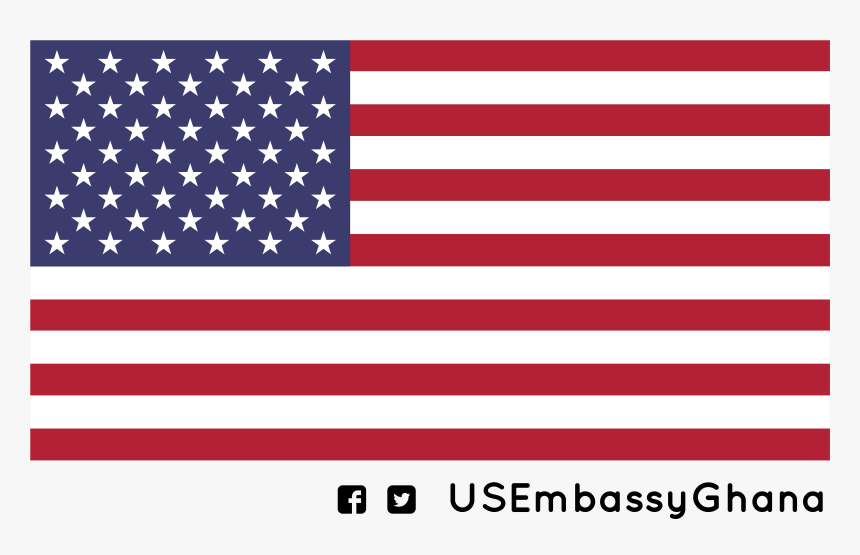 Embassy Of United States Ghana - American Flag, HD Png Download