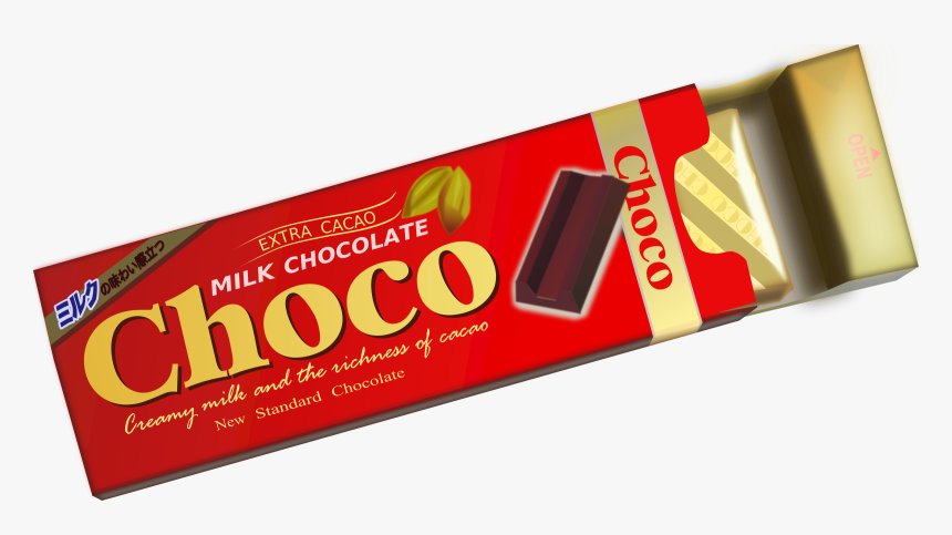 Lotte Ghana Chocolate Clip Arts - Chocolate Bar Clip Art, HD Png Download