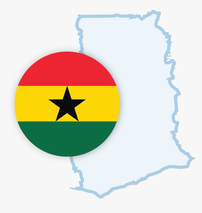 Background Ghana Flag Png, Transparent Png