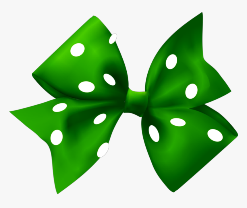 Green Bow Png, Transparent Png