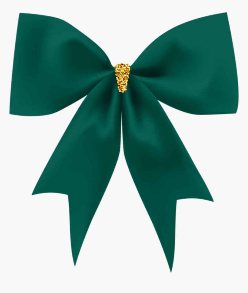 #mq #green #bow #bows #ribbon - Portable Network Graphics, HD Png Download