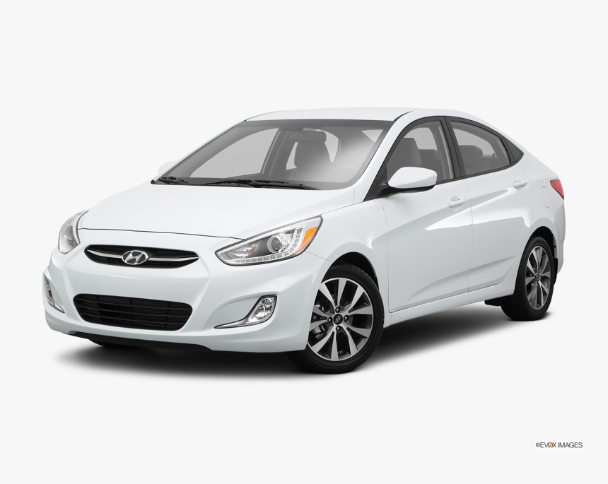 Hyundai Accent Png - 2015 Hyundai Accent White, Transparent Png