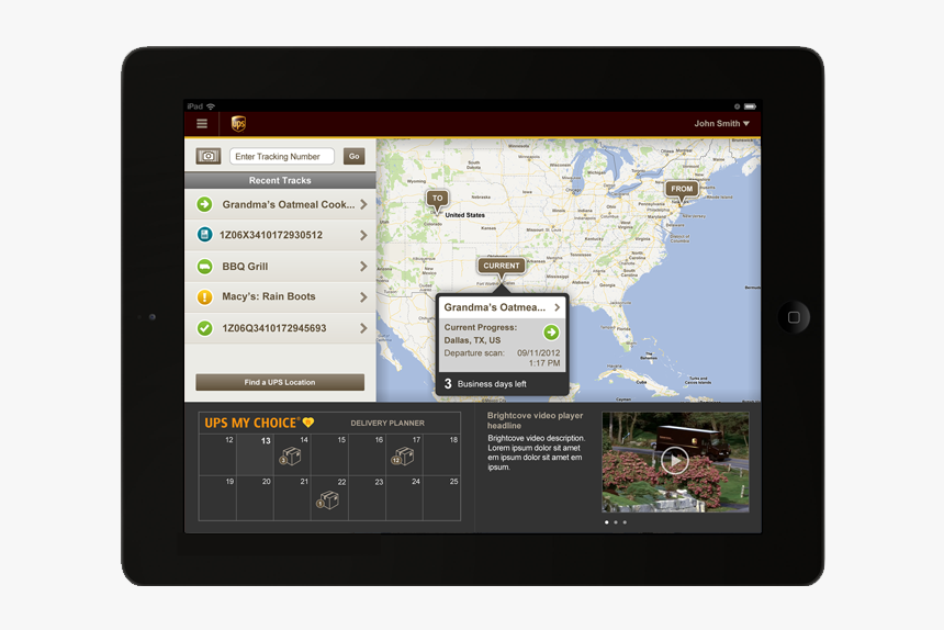Ups Tablet Design - Tablet Computer, HD Png Download