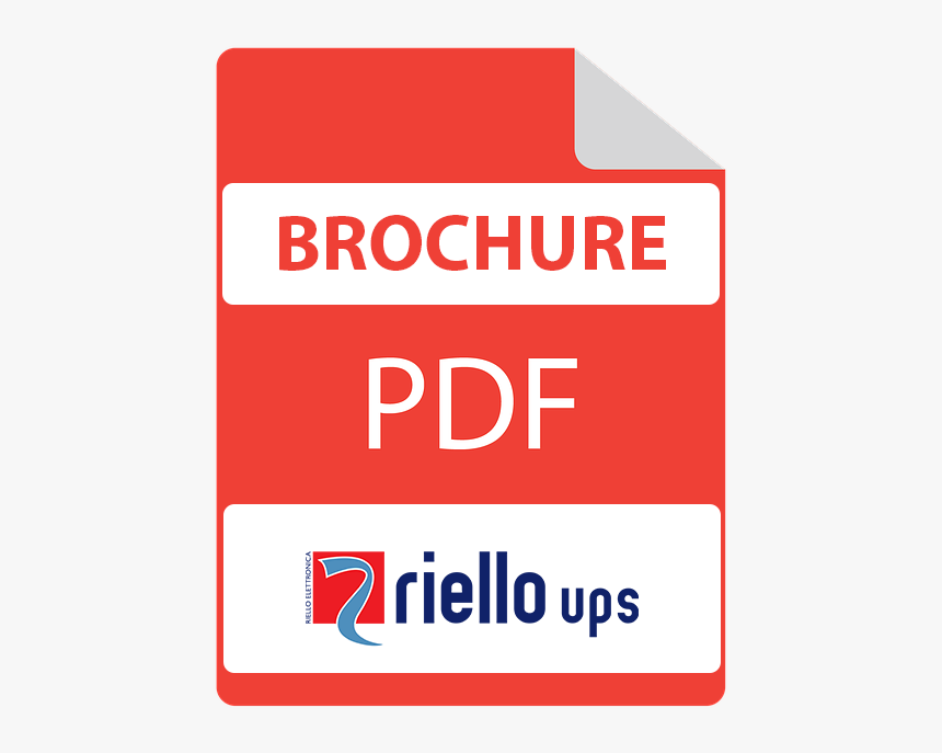 Brochure Pdficon - Riello Ups, HD Png Download