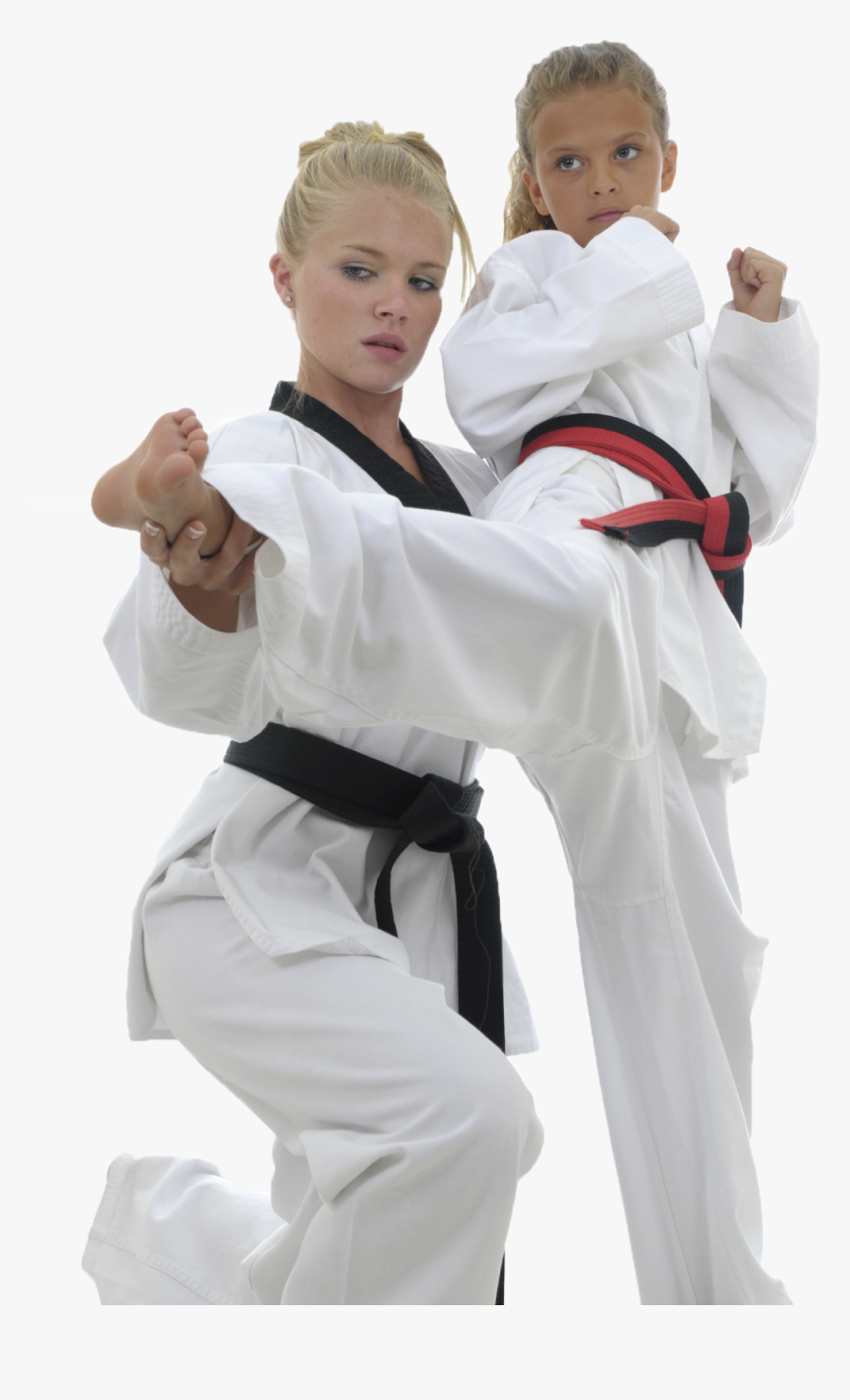 Girl Karate Png - Kids Karate Kick, Transparent Png