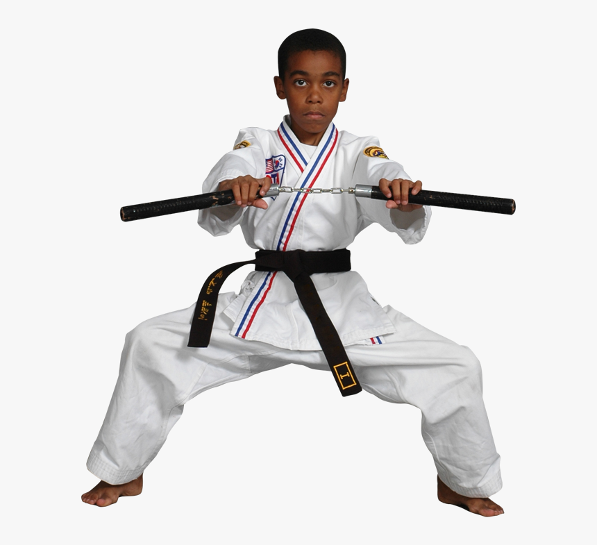 Boy Using Martial Arts Weapon - Ata Martial Arts Weapons, HD Png Download